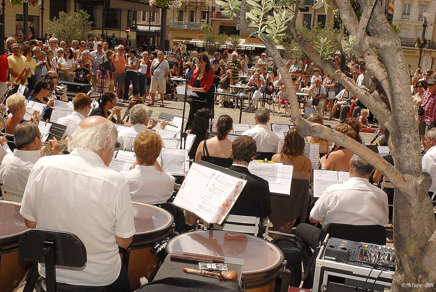 Concert Républicain  14 Juillet 2011 Place de l'Hôtel de Ville Narbonne (11)