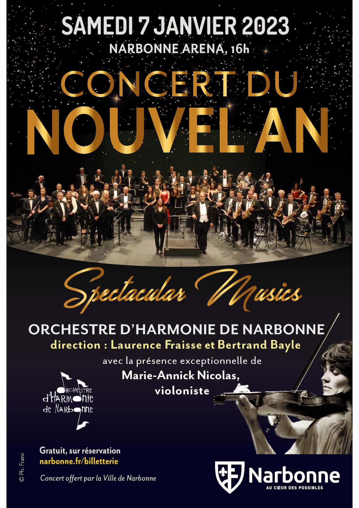 Orchestre Nabonne - Concert du nouvel an 2023