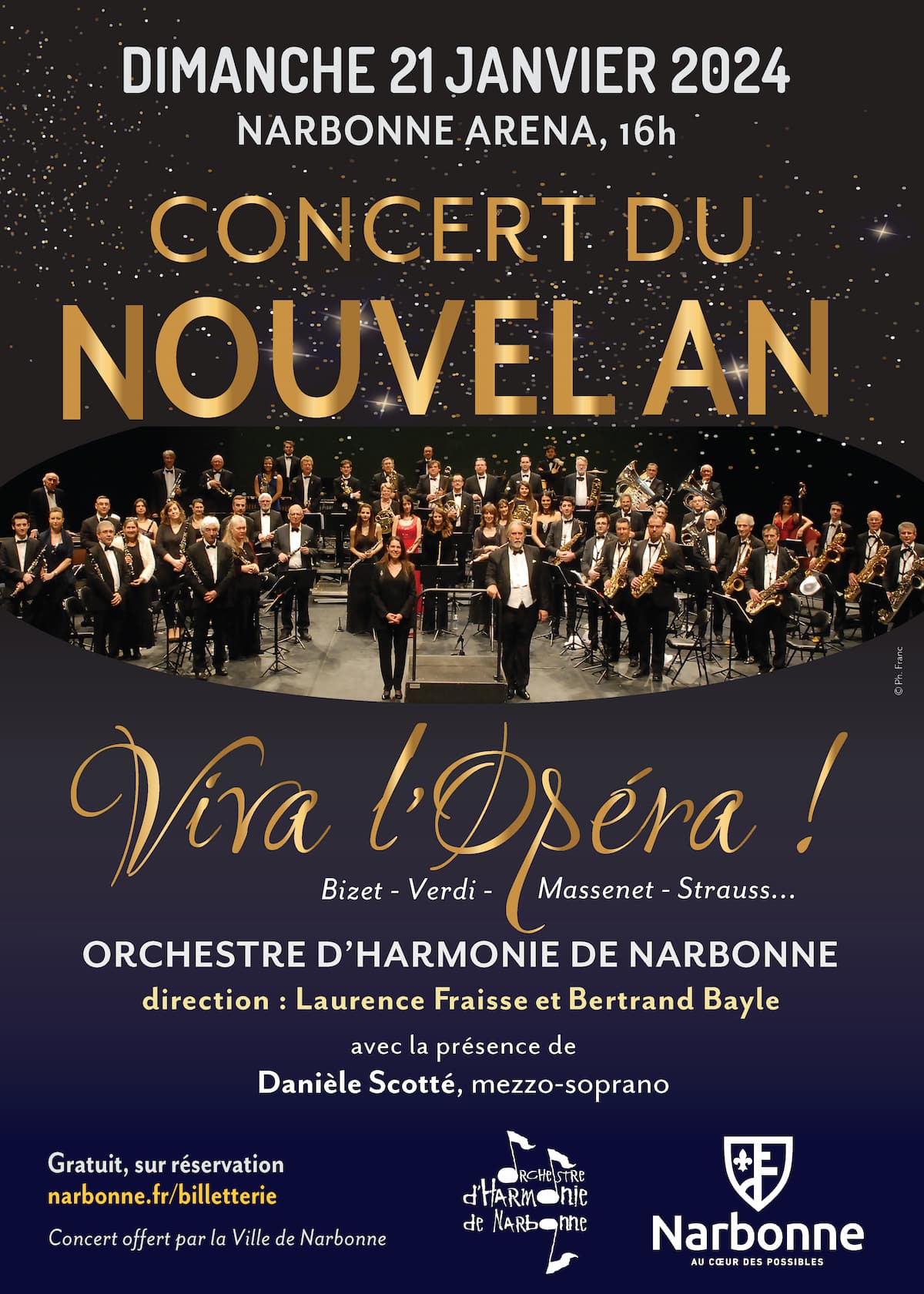 Orchestre Nabonne - Concert du Nouvel An « Viva l’Opéra » 