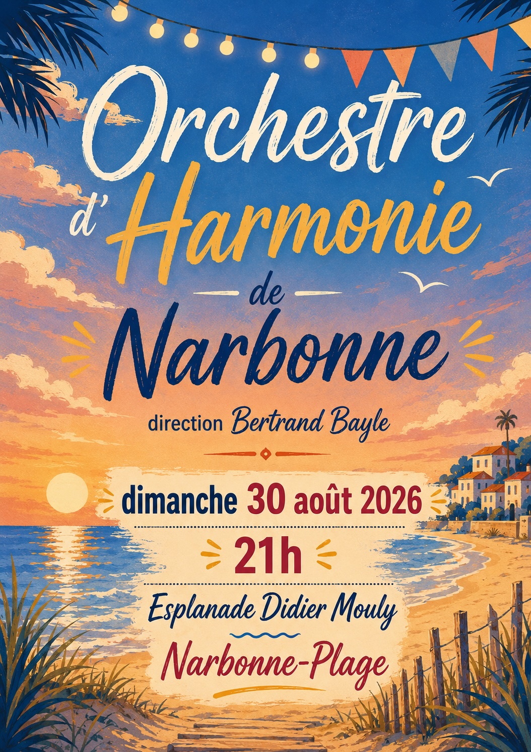 Orchestre Nabonne - CONCERT DE CLÔTURE DE LA SAISON D’ÉTÉ